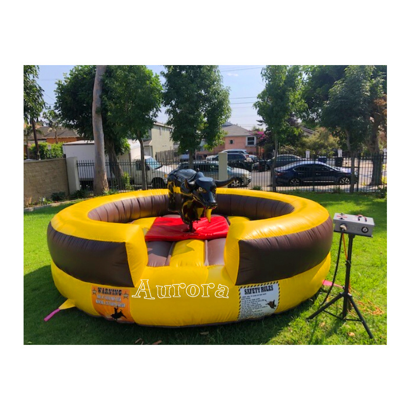 Hot sale Inflatable Rodeo mechanical bull inflatable bullfighting machine rodeo bull