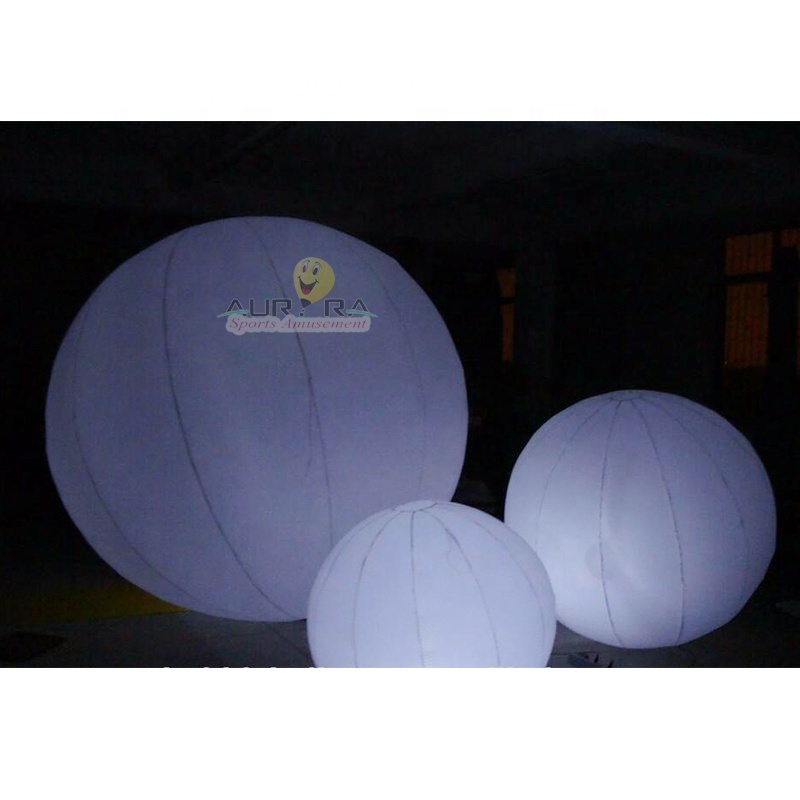 Led lights ceiling hanging decoration inflatable globe balloon ball Inflatable LED planet balloons for hanging