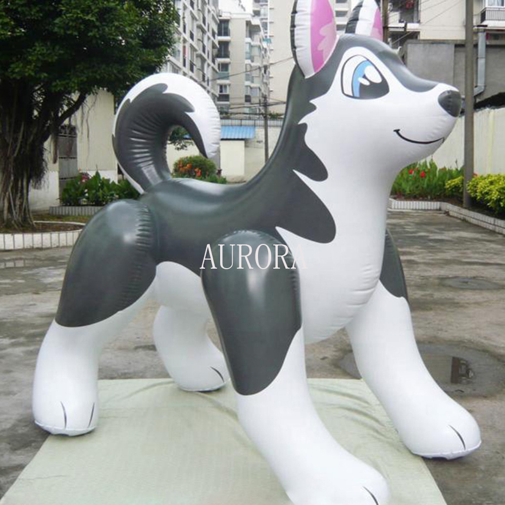 Customized PVC inflatable husky dog large inflatable dog for outdoor advertising husky dog christmas inflatable cartoon