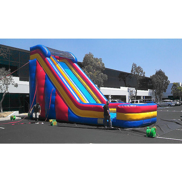 New Commercial Waterslide Pool For Kid Big Cheap Jumper Bouncy Jump Castle Adult Large 22ft high inflatable water slide for sale