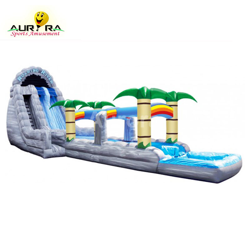 Outdoor giant slide inflatables Dubai water slide for kids