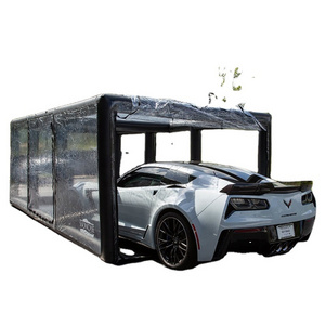 inflatable car cover shelter tent / portable garage car inflatable spray paint booth tent car wash inflatable tent