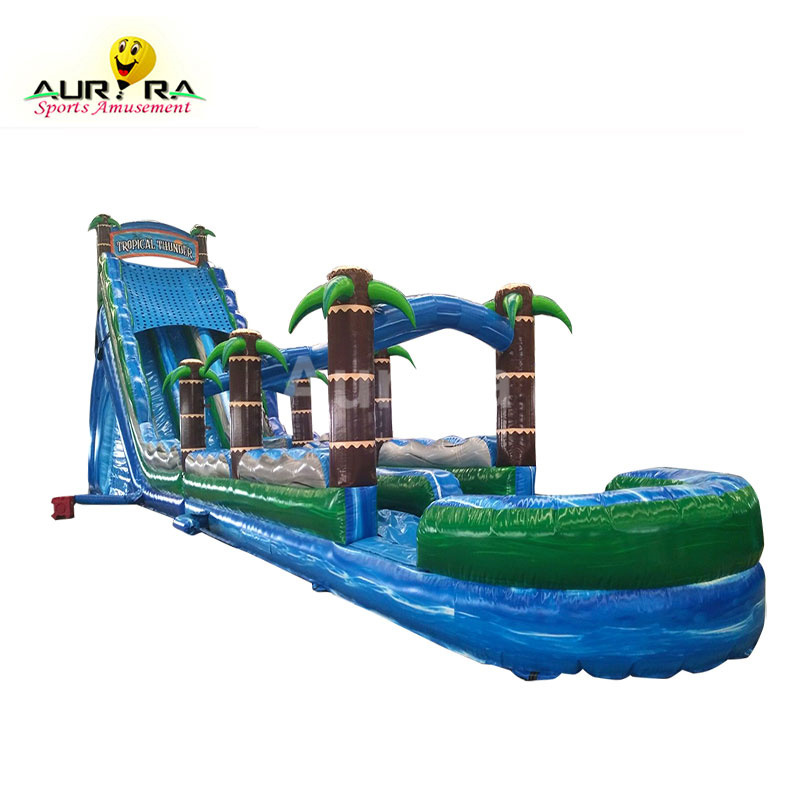 Outdoor giant slide inflatables Dubai water slide for kids