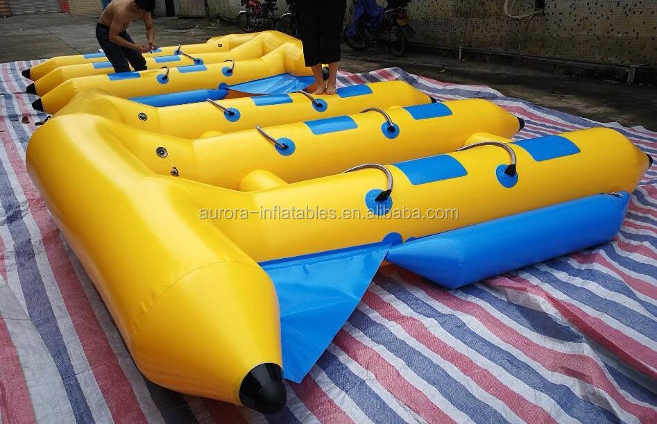 Crazy Design Inflatable Fly Fish Banana Boat Inflatable Flying Fish Towable for Water Sea Sport