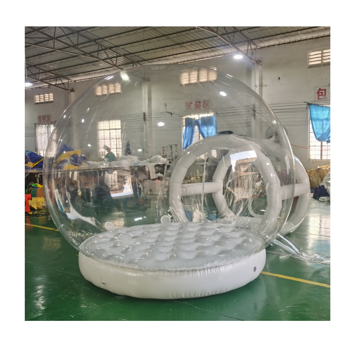 3M Diameter PVC advertising inflatables tent outdoor event inflatable transparent inflatable bubble dome house tent party rental