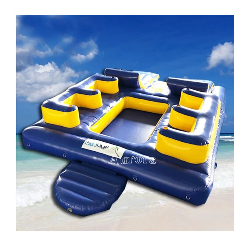 Inflatable Raft Pool Tropical Tahiti Ocean inflatable Floating Island for sale