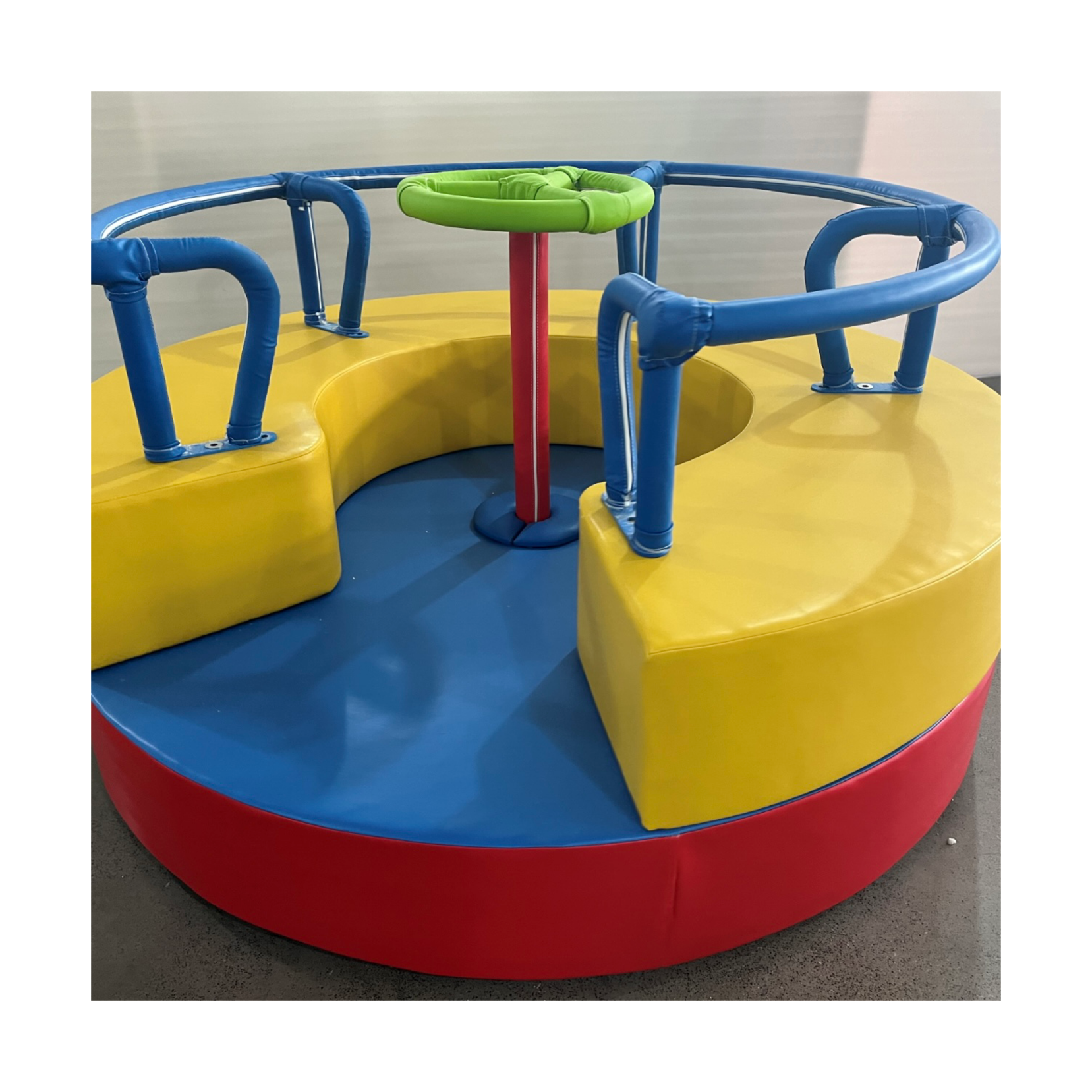 Hot sale ball pit kids outdoor playground equipment Kid soft play merry go round Eco-friendly Climbing Indoor soft play carousel