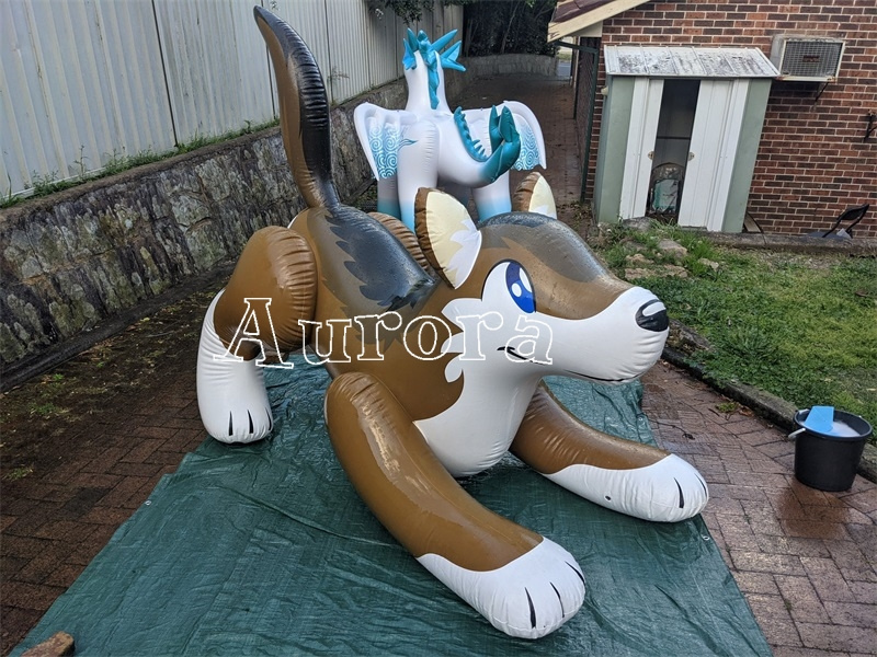 Hot Sale Inflatable Husky Dog PVC Promotional Inflatable Dog Husky