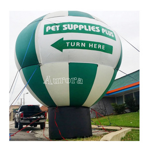 Cheap price amusement rides advertising inflatable hot air ground balloon