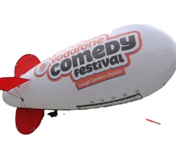 6m long inflatable remote control helium airship helium inflatable blimp for advertising