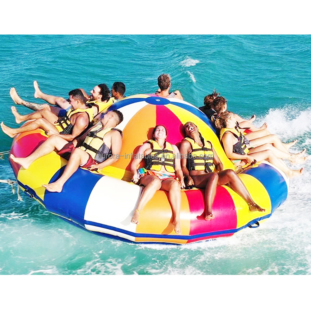 Funny Inflatable Rocking Saturn summer other water play equipment toys for lake and ocean