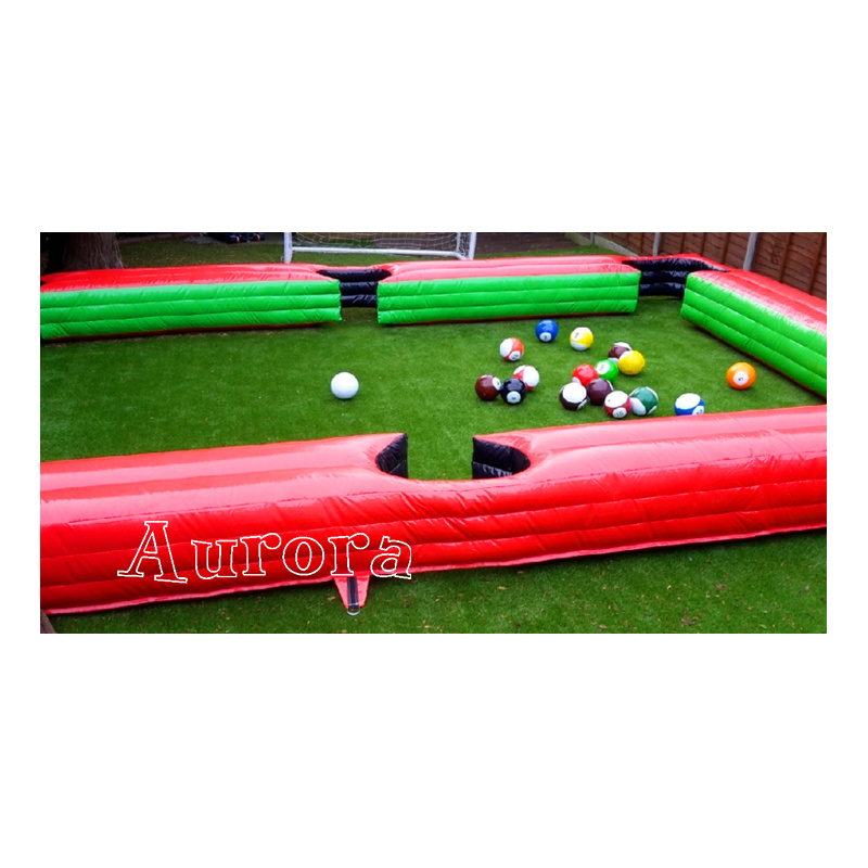 Nice quality Portable Inflatable Snooker Soccer Pool Table For Sale