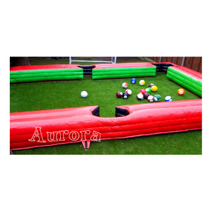 Nice quality Portable Inflatable Snooker Soccer Pool Table For Sale