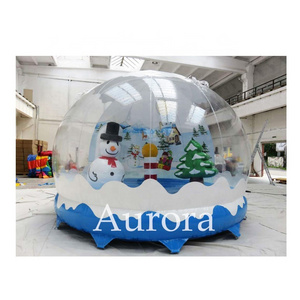 Snow globe inflatable costume christmas inflatable snow globe inflatable snow globe with tunel