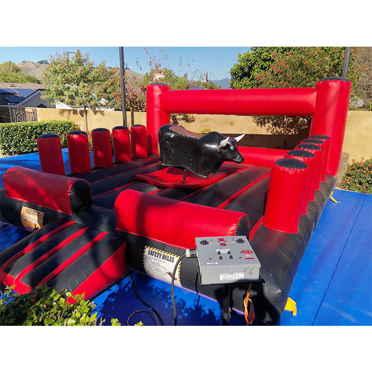 Hot sale Inflatable Rodeo mechanical bull inflatable bullfighting machine rodeo bull