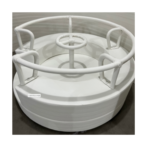 All white customized 1~6 kids soft play merry go round outdoor indoor rental spin seat soft play carousel child parry rentals