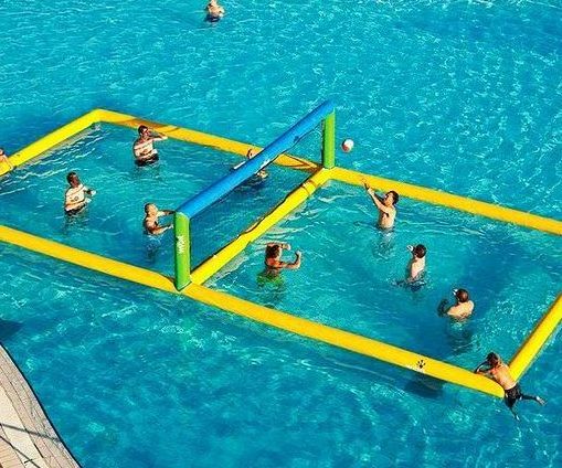 Custom Size Inflatable Volleyball Pool Inflatable Water Volleyball Inflatable Volleyball Court Rental For Sale