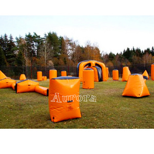 High quality inflatable speed ball bunker for adults inflatable bunkers paintball for rental