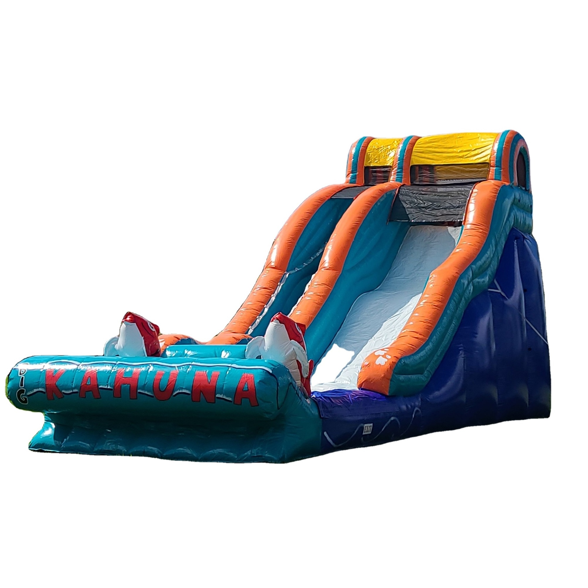 High quality giant inflatable water slide for adult sun itsunami half pipe water slide inflatable