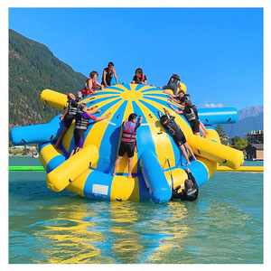 Funny Inflatable Rocking Saturn summer other water play equipment toys for lake and ocean