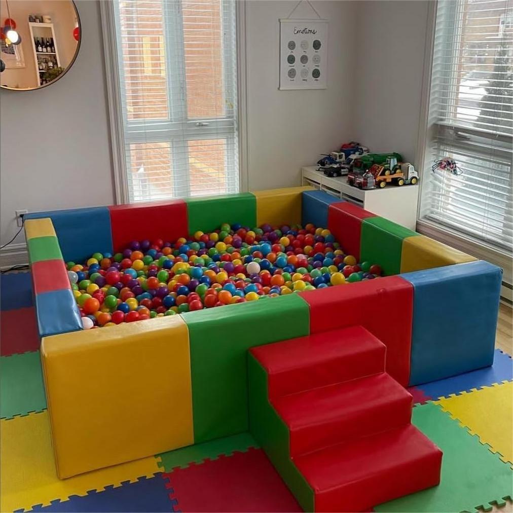 Hot sale black ball pit slide balls for kids party equipment indoor soft play baby ball pit