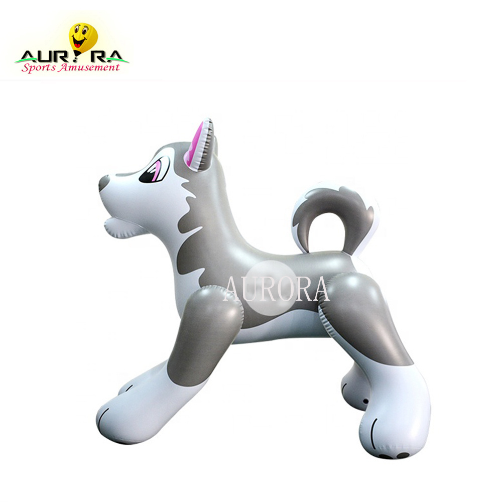 Customized PVC inflatable husky dog large inflatable dog for outdoor advertising husky dog christmas inflatable cartoon