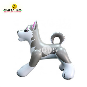 Customized PVC inflatable husky dog large inflatable dog for outdoor advertising husky dog christmas inflatable cartoon