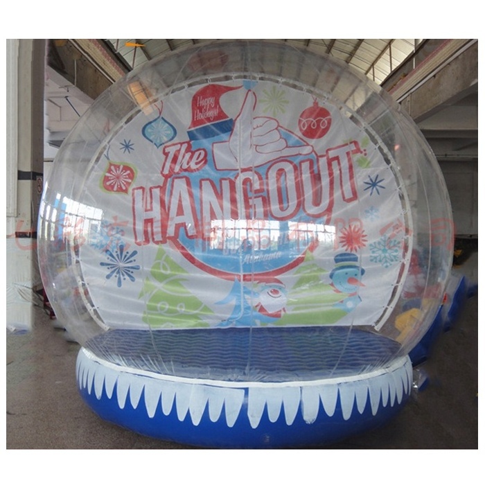 Snow globe inflatable costume christmas inflatable snow globe inflatable snow globe with tunel