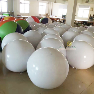 Led lights ceiling hanging decoration inflatable globe balloon ball Inflatable LED planet balloons for hanging