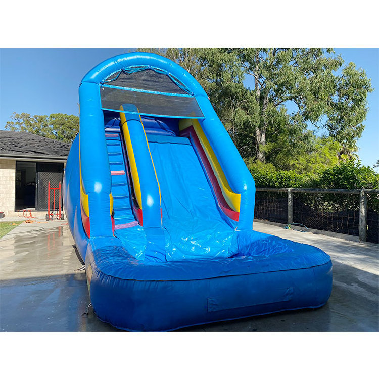 New Commercial Waterslide Pool For Kid Big Cheap Jumper Bouncy Jump Castle Adult Large 22ft high inflatable water slide for sale