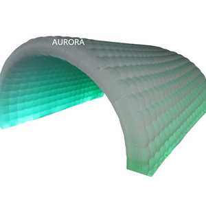 outdoor promotional LED light inflatable sport tunnel inflatable tunnel tent for rental