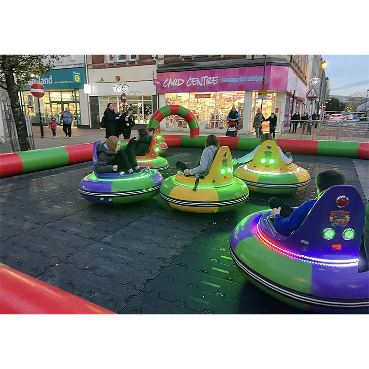 Factory custom inflatable car racing track toddler bumper cars kids inflatable race track for bumper cars