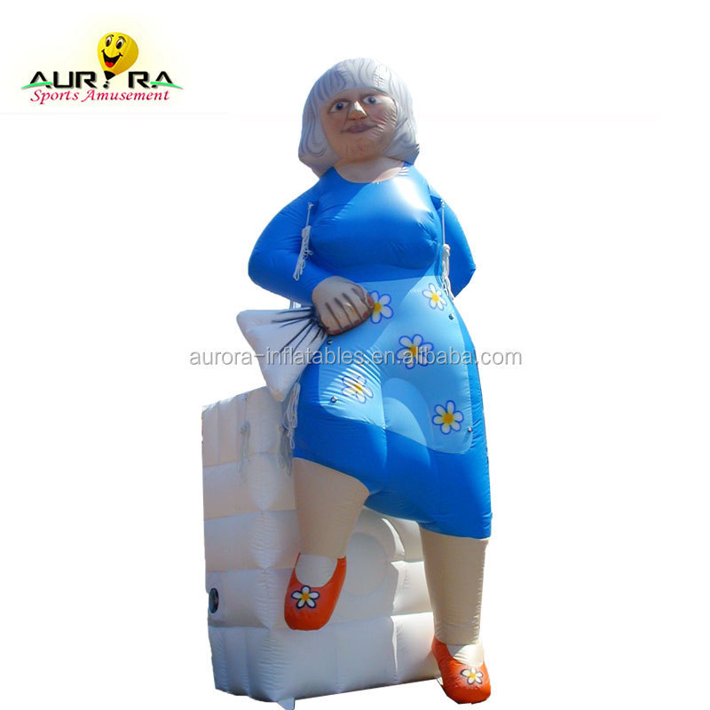 Customized Inflatable football player model  Inflatable Bubba Player figure inflatable hockey player for advertising