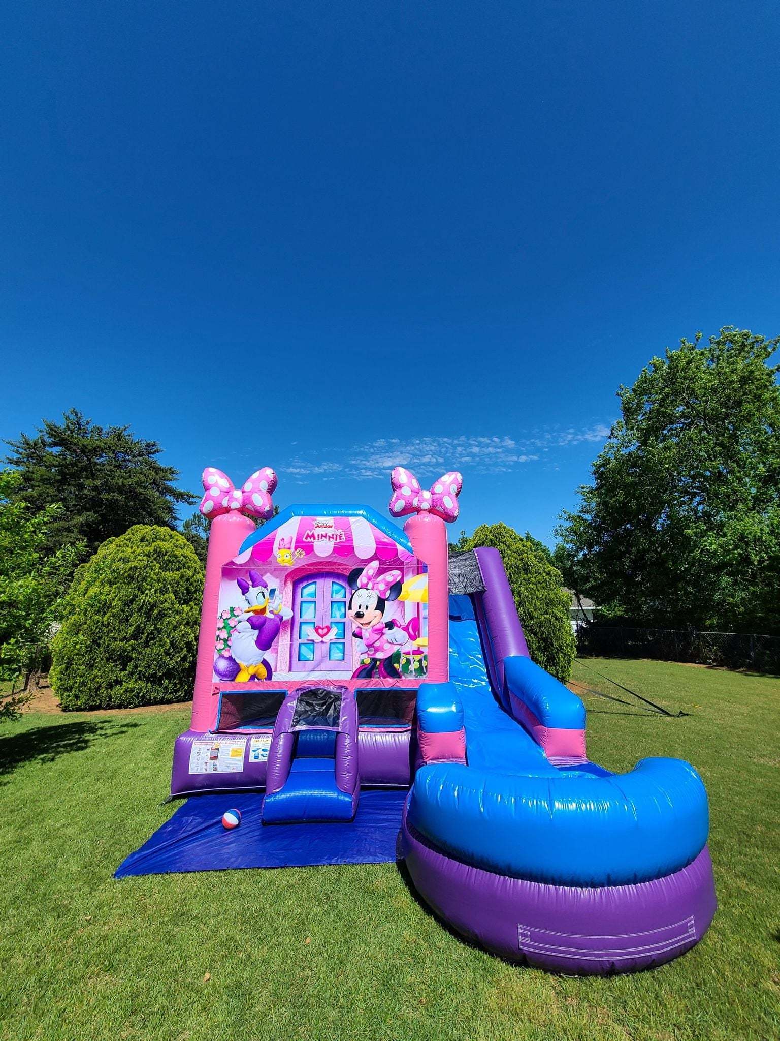 commercial kid obstacle toboggan combo bouncer water slide jumper spiderman inflatable castle bounce house