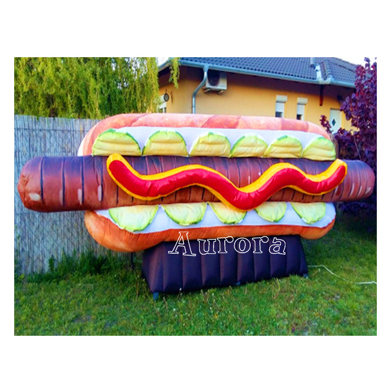 Factory customized inflatable food balloon Outdoor Advertising Inflatable hot dog model