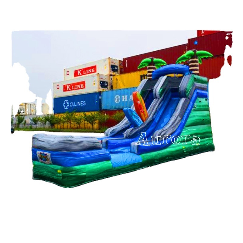 Hot sale commercial backyard outdoor jump house adult size 20 foot fun castle inflatable water slide business for kids