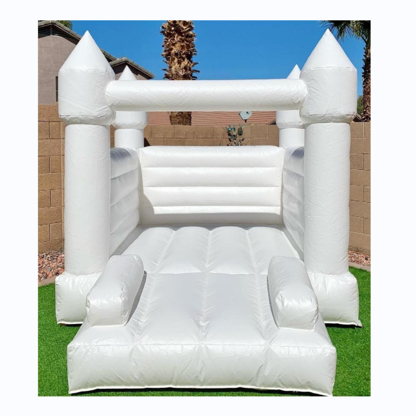 bounce house 8x8 inflatable mini white bouncy for kids party soft play indoor playground bounce house 13x13