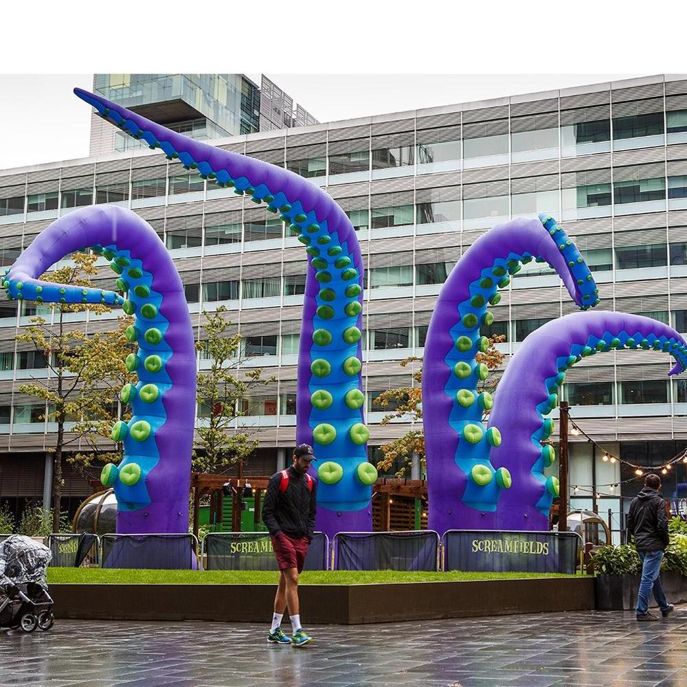 inflatable octopus tentacles 3M 5M 6M inflatable octopus  advertising inflatable squid with LED lighting octopus tentacles