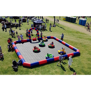 Hot sale outdoor large inflatable bumper car arena for adults commercial inflatable bumper car arena