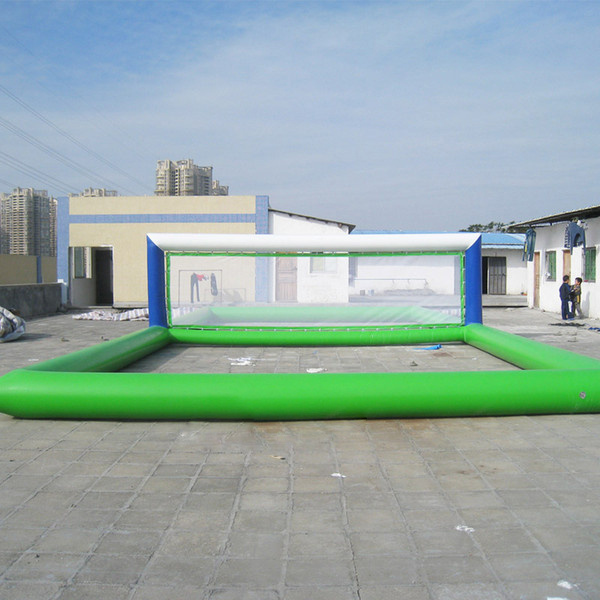 Outdoor Inflatable water beach volleyball court as Float Water sport volleyball game for sale