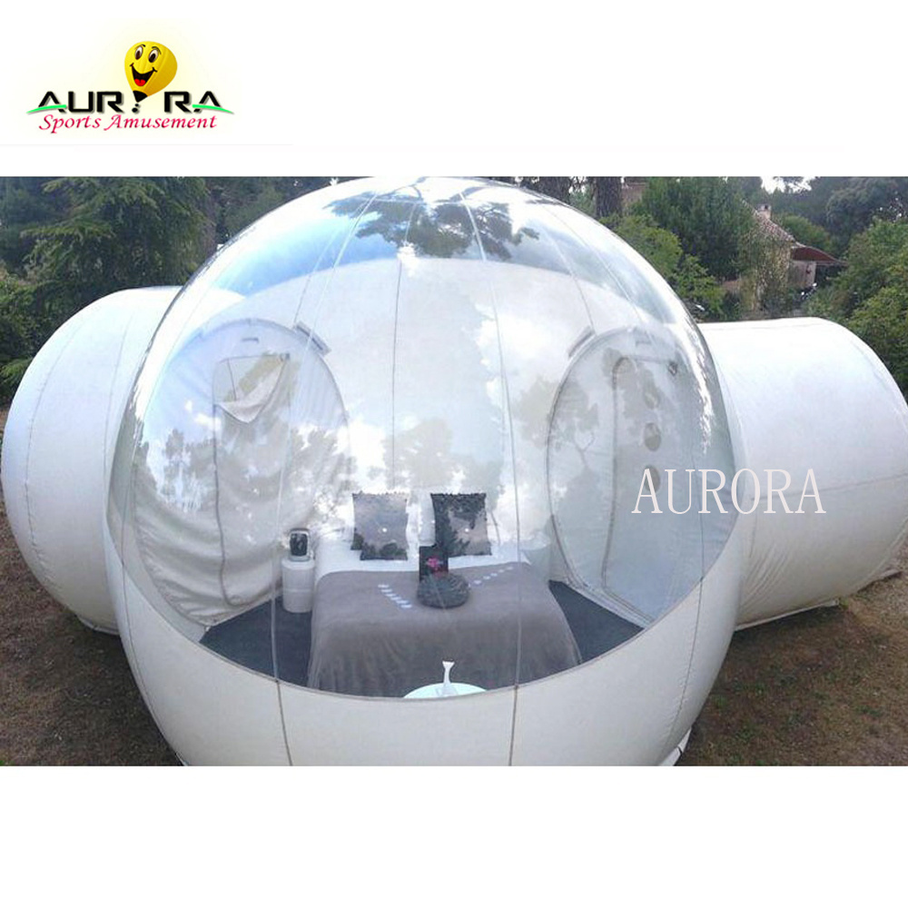 Outdoor Rental Outdoor Single Tunnel Inflatable Bubble Camping Tent