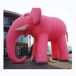 giant inflatable pink elephant attract customers advertise inflatable mascot large animals inflatable for advertising