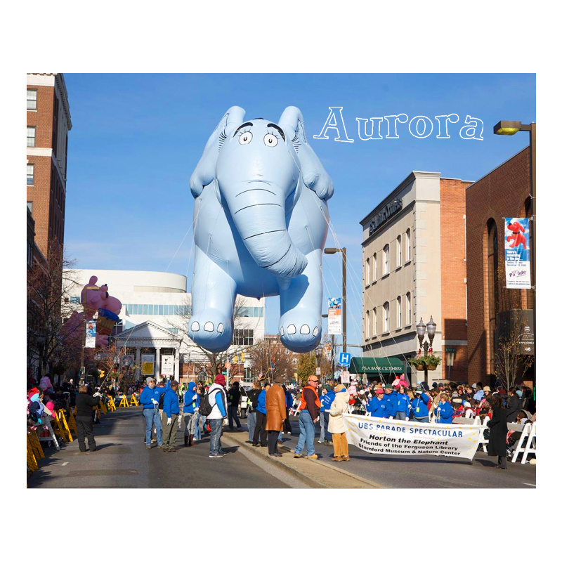 Hot sale cartoon parade promotional inflatable parade helium balloon for park