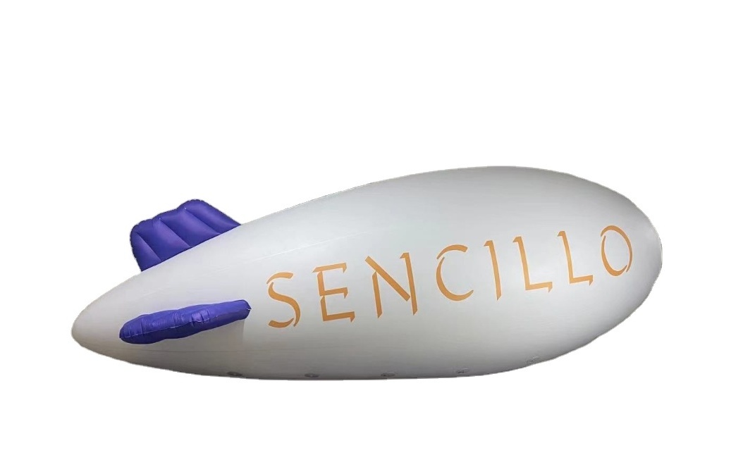 6m long inflatable remote control helium airship helium inflatable blimp for advertising