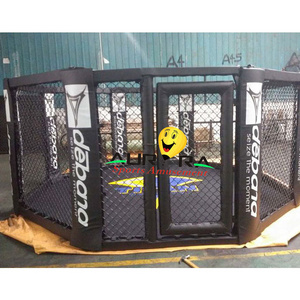 High Quality customized popular portable MMA Floor Boxing Ring Professional Stage Elevated Type portable boxing ring 20x20