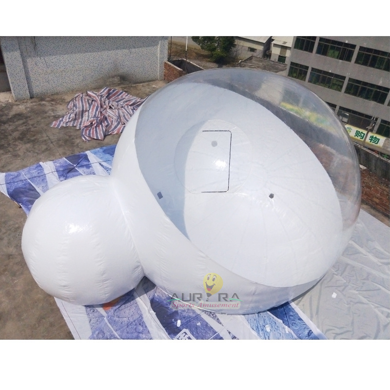 Factory transparent camping tent house outdoor Igloo hotel bubble tent  inflatable clear dome tent for camping