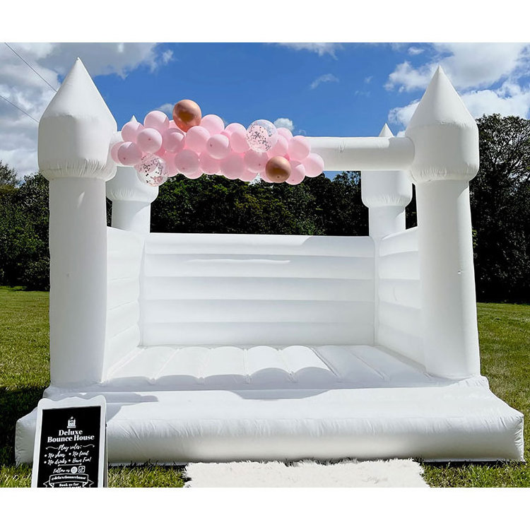 Commercial bounce House with roof Wedding Inflatable Bouncer white bounce house 13x13 wedding tent balloon bouncy castle