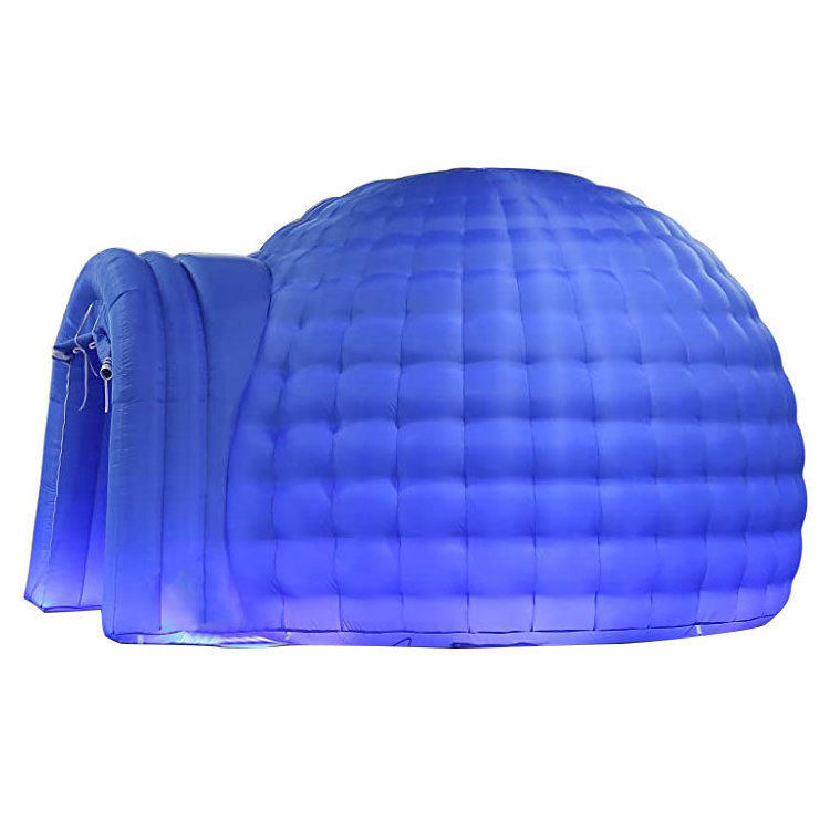 Commercial Inflatable Tunnel Tent Customized White Giant Inflatable Igloo Dome Tent inflatable igloo tent for rental