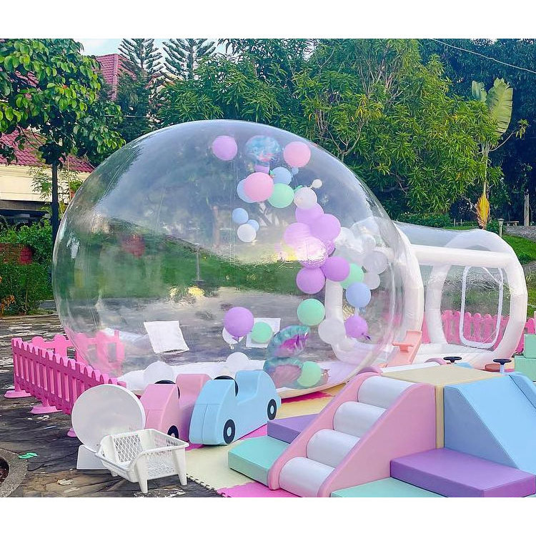 inflatable air dome tent for camping bubble house tent dome event  glamping transparent bubble house