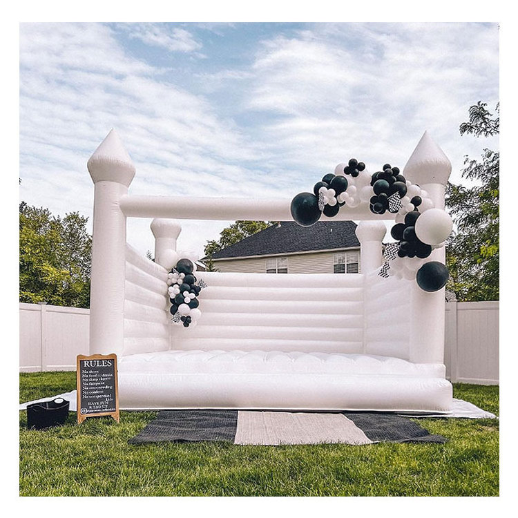 Commercial bounce House with roof Wedding Inflatable Bouncer white bounce house 13x13 wedding tent balloon bouncy castle